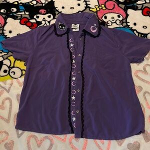 Sanrio chococat purple shirt